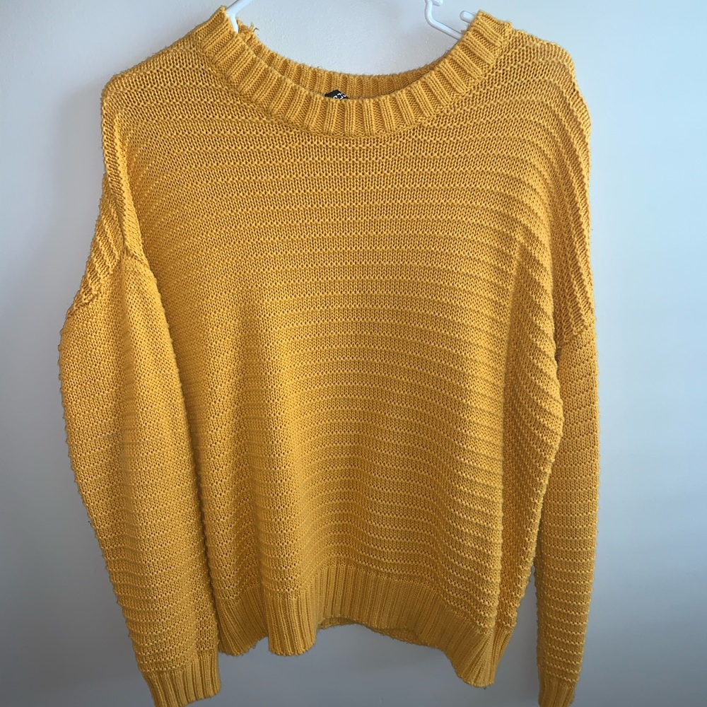 Yellow/Orange Sweater.
